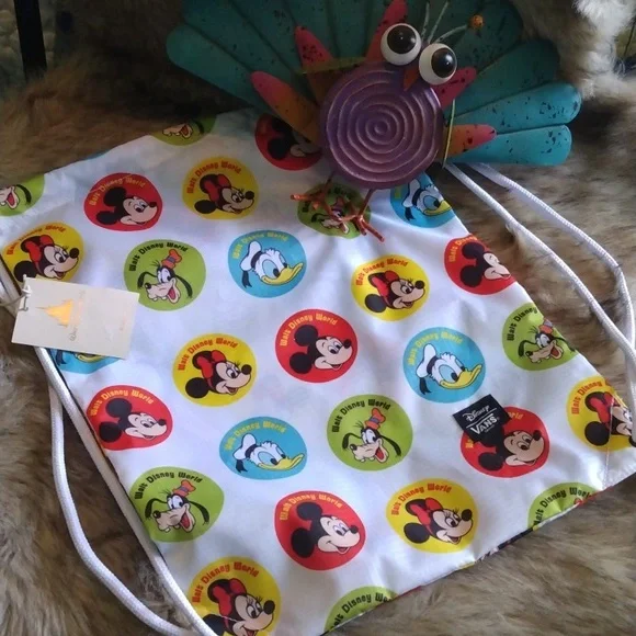 Disney Drawstring Vans Backpack - Picture 1 of 6